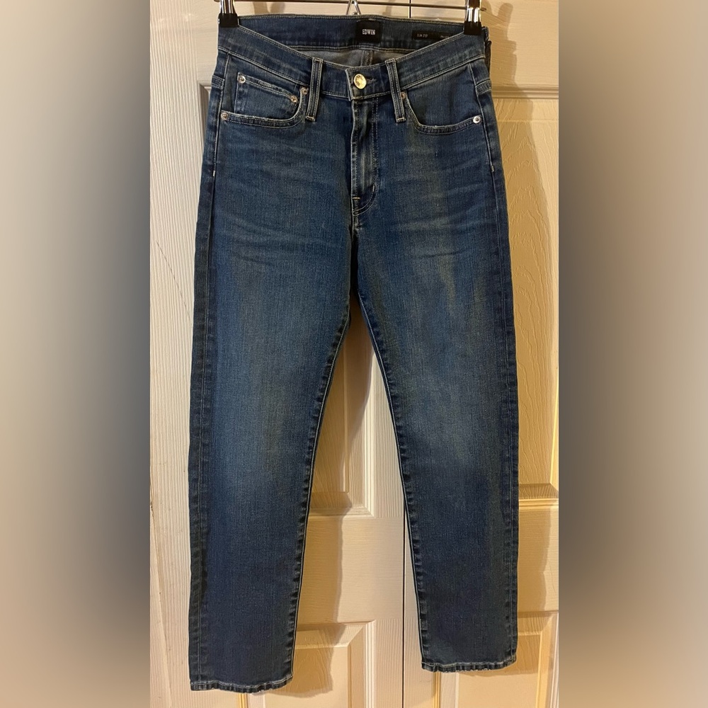 Edwin Jeans Elin Crop Straight Leg Made in USA  Size 24 NWT’s